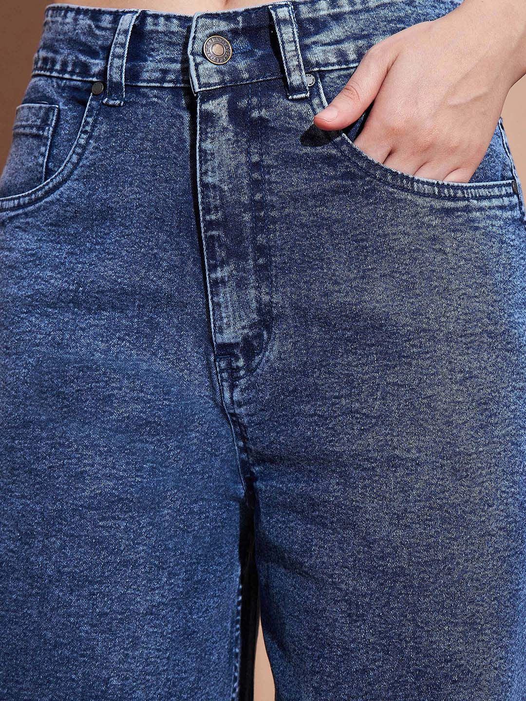 SASSAFRAS BASICS Women Clean Look No Fade High-Rise Jeans