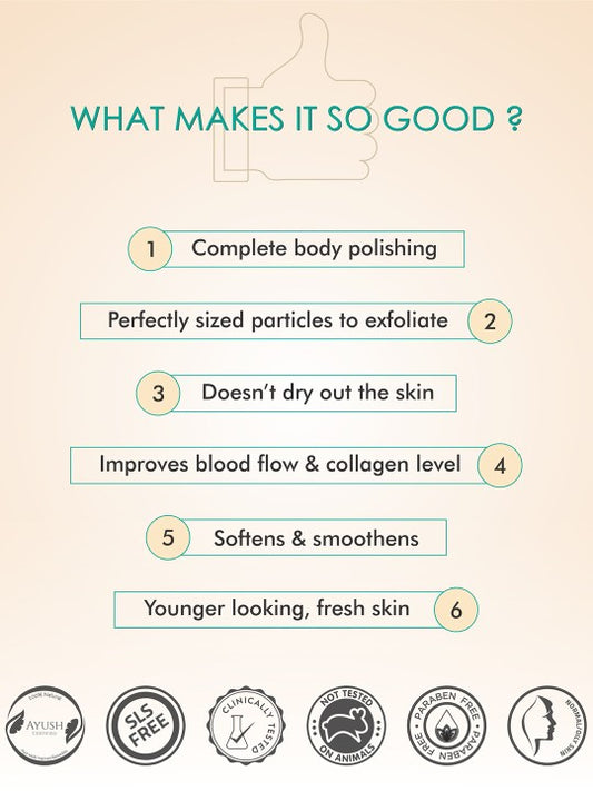 MCaffeine Sustainable Unisex Naked & Raw Tan Removal Coffee Body Scrub 100 g