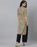 STYLUM Floral Print Straight Kurta