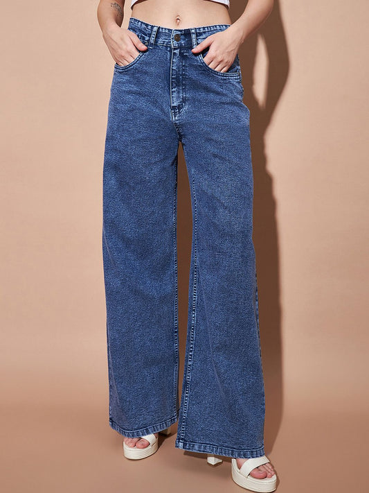 SASSAFRAS BASICS Women Clean Look No Fade High-Rise Jeans