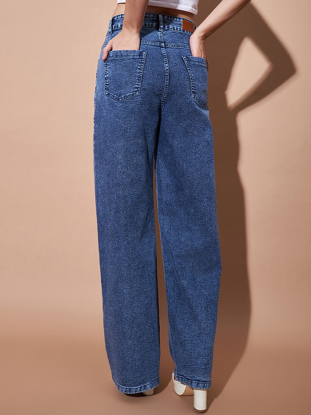 SASSAFRAS BASICS Women Clean Look No Fade High-Rise Jeans