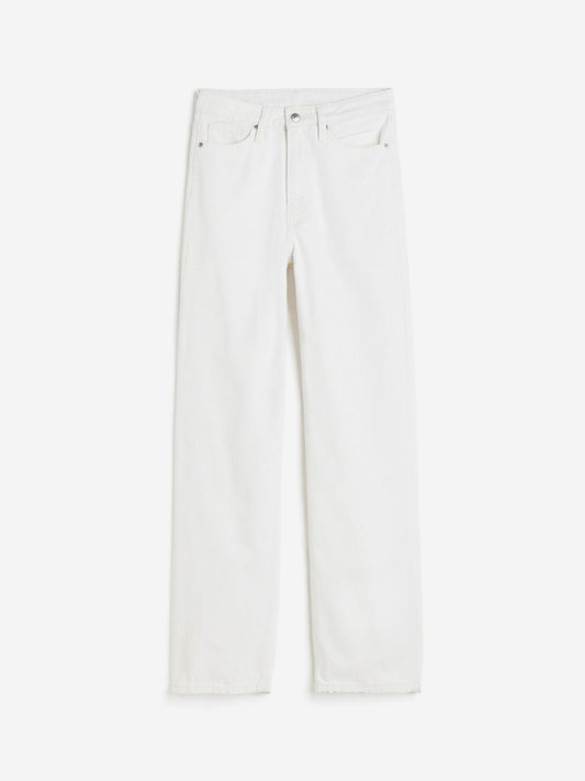 H&M Women Straight High Jeans