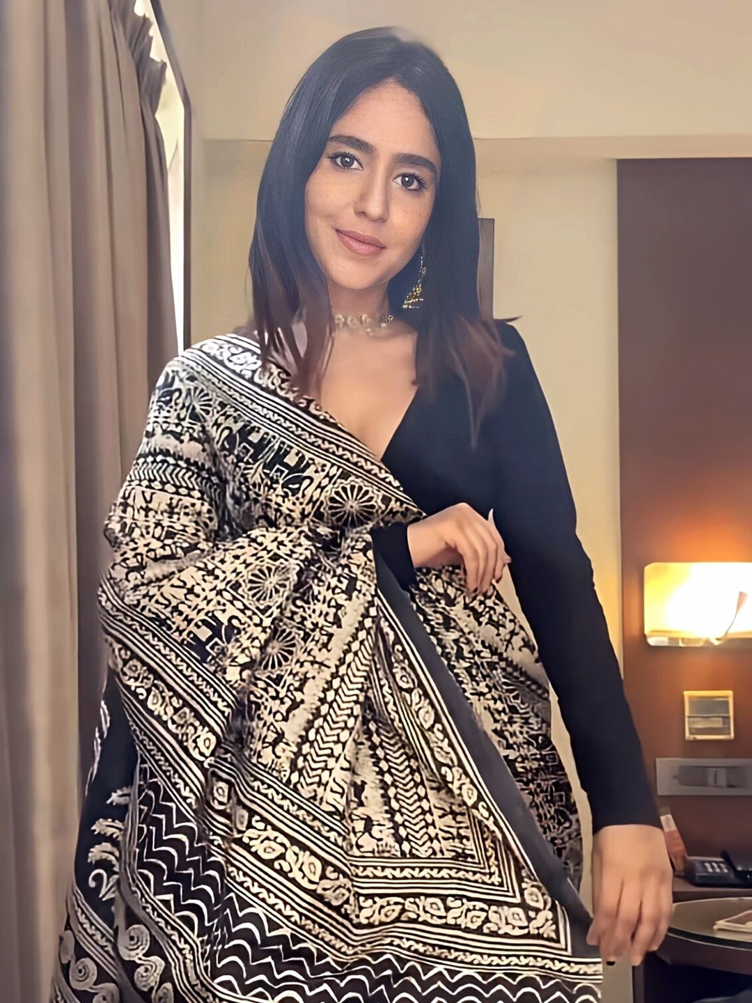 KALINI Kalamkari Printed Block Print Saree