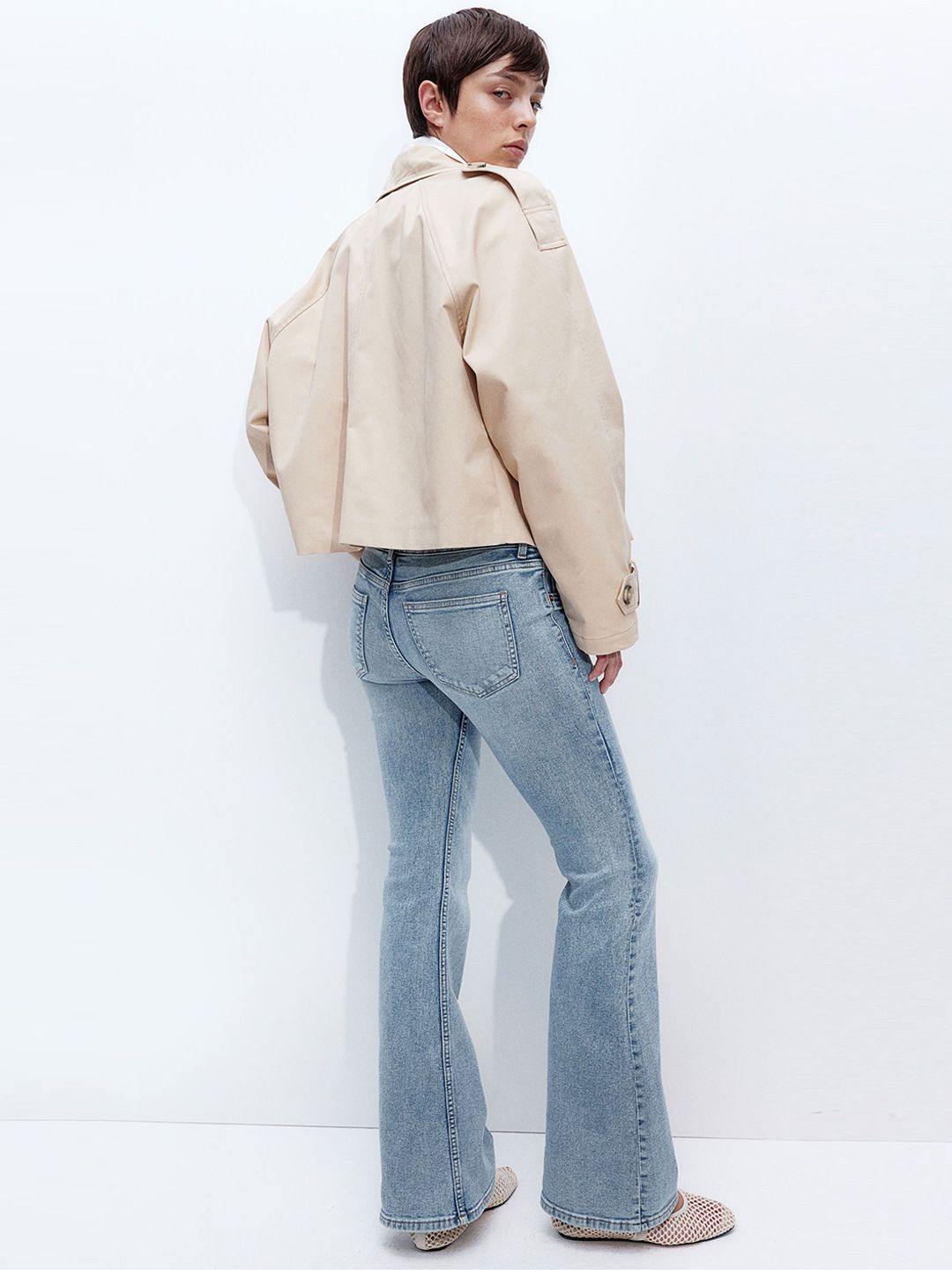 H&M Flared Low Jeans