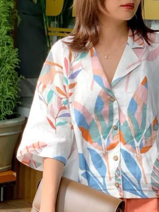 Roadster The Lifestyle Co Floral Printed Shirt Style Top