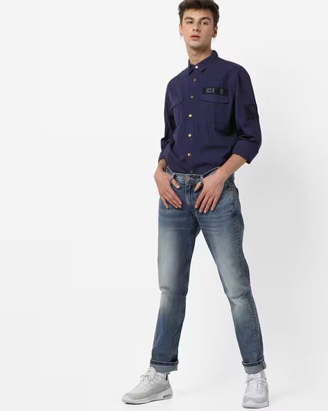 511 Mid-Rise Styled Slim Fit Jeans