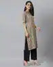 STYLUM Floral Print Straight Kurta