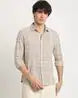 THE BEAR HOUSE Checked Slim Fit Shirt with Patch Pocket
