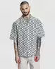 SNITCH Men Cotton Oversized Fit Shirt