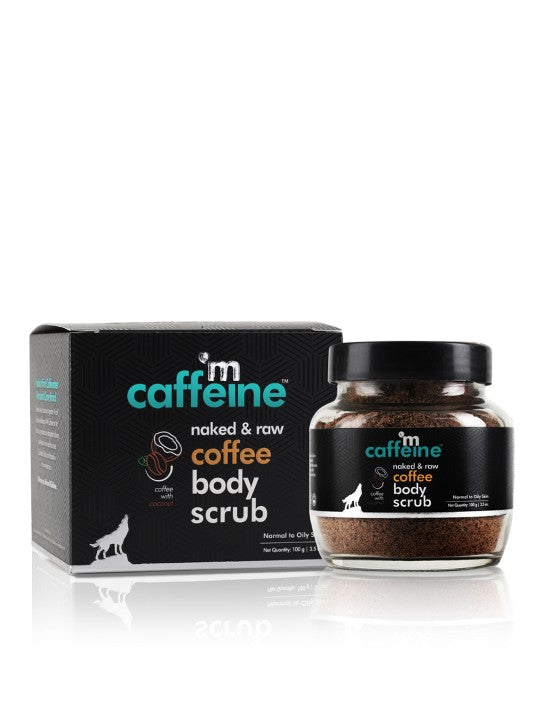 MCaffeine Sustainable Unisex Naked & Raw Tan Removal Coffee Body Scrub 100 g